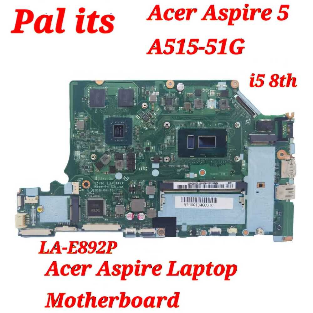 Acer Aspire 5 A515-51G Laptop Motherboard