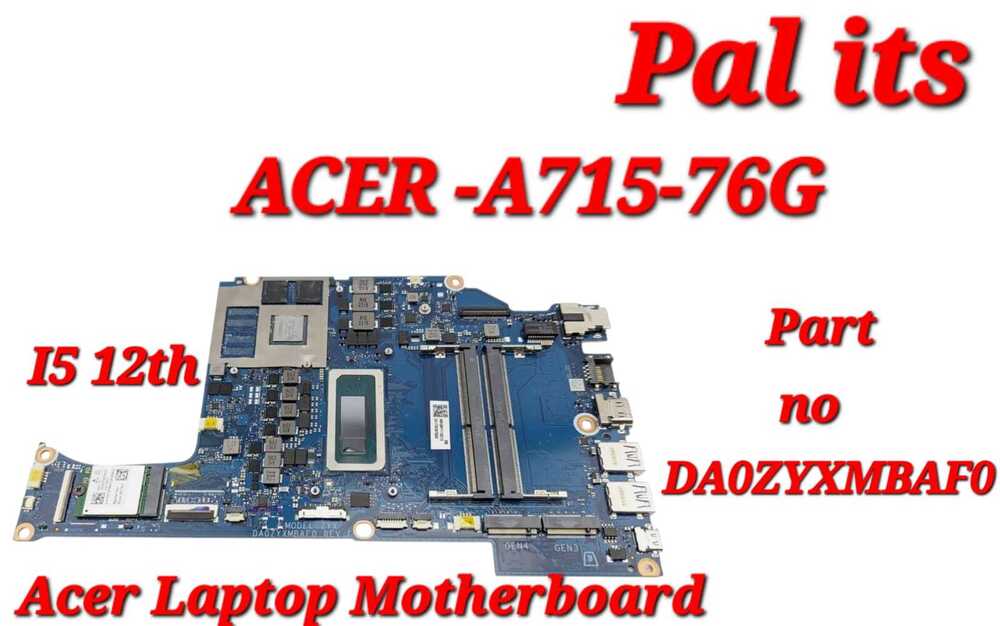 Acer A715-75G Laptop Motherboard