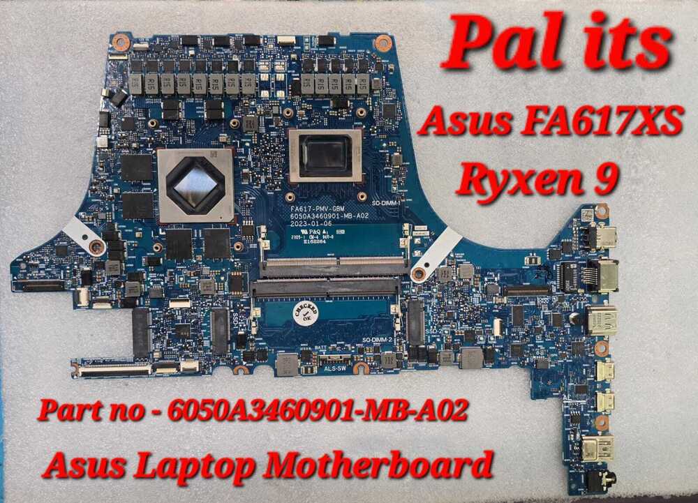 Asus FA617XS Ryxen 9 Laptop Motherboard