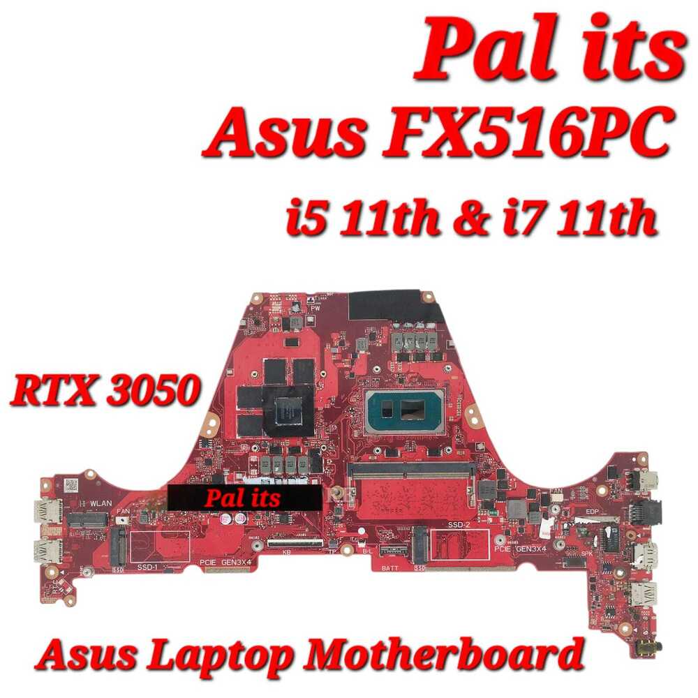 Asus FX516PC Laptop Motherboard