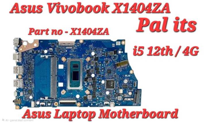 Aus Vivobook X1404ZA LAptop Motherboard