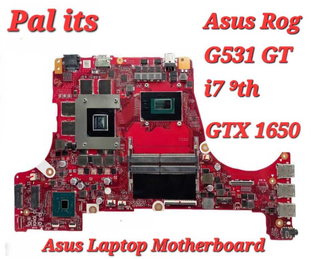 Asus Rog G531 GT Laptop Motherboard