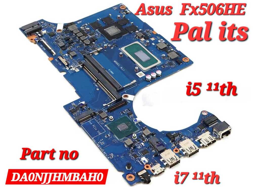 Asus FX506HE DANJJMB1AA0 LAPTOP MOTHERBOARD
