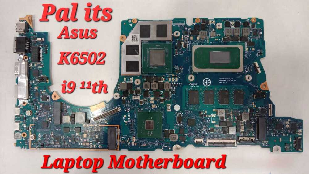 Asus K6502 Laptop Motherboard - Color: Different Available