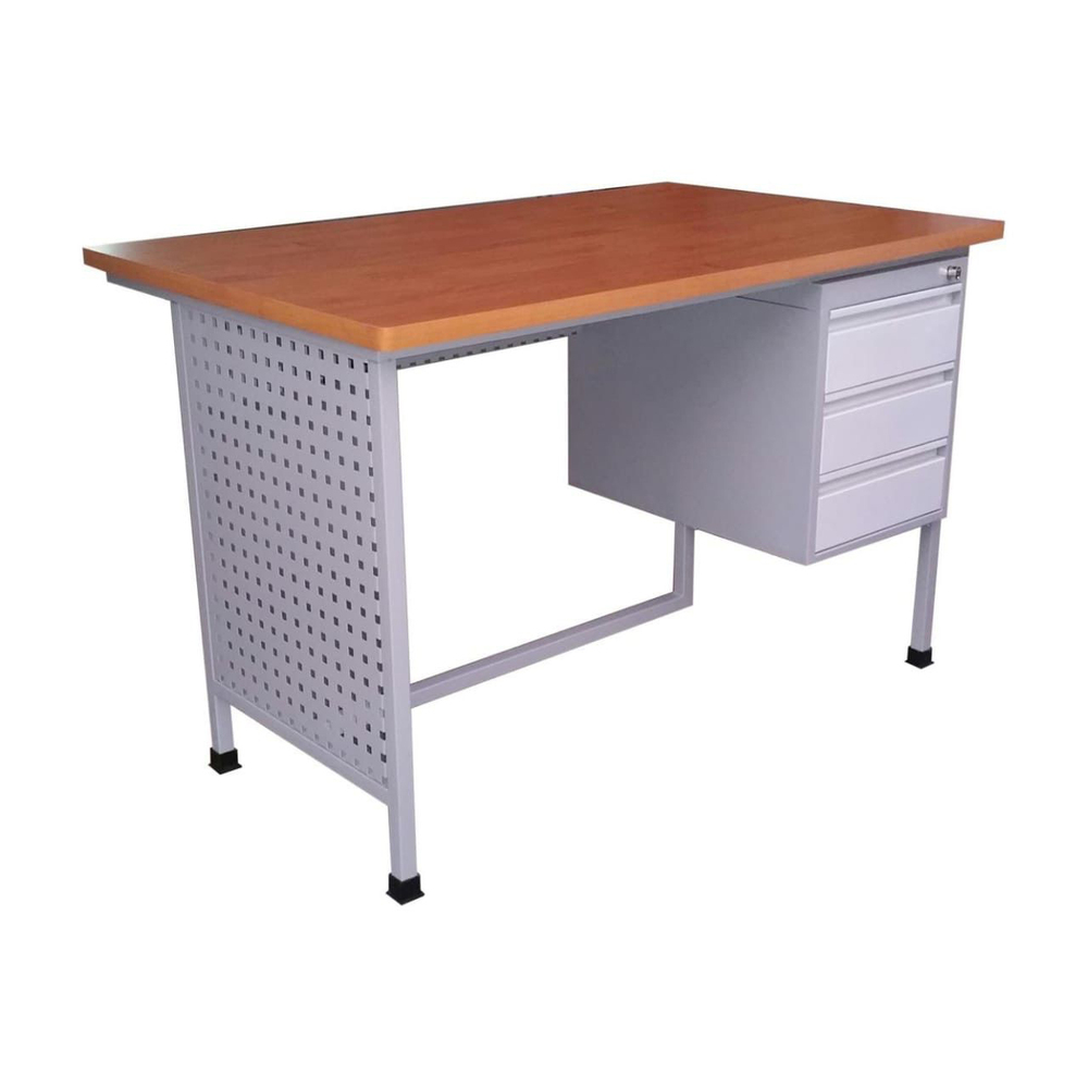 SFT06 Single Deluxe Office Table With Side Pack