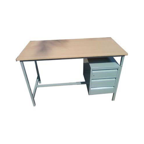 Grey Metal Office Table