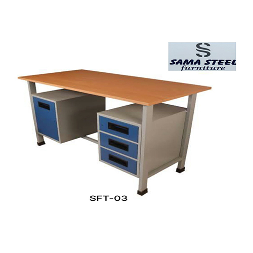 SFT03 Steel Office Table With Drawers