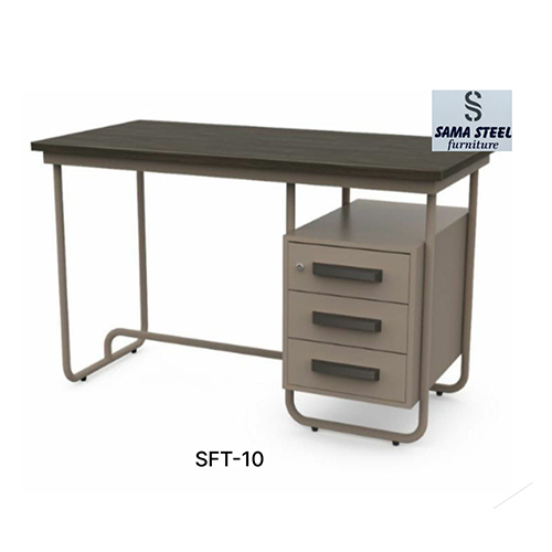 SFT10 Steel Rectangular Office Table With Storage