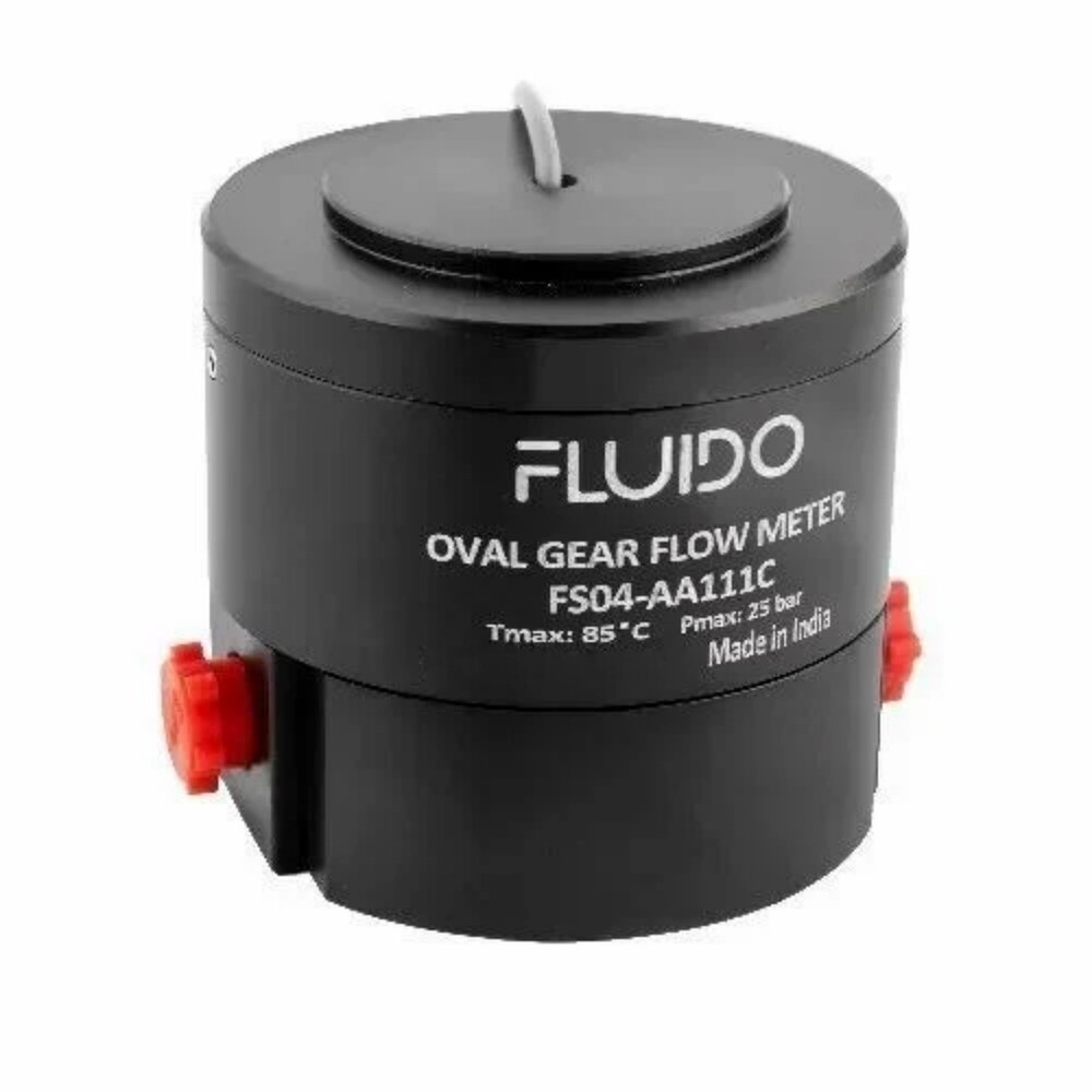 Oval Gear Flow Meter - All Material, 8-50mm, 30 Bar | Digital Display, Pulse/4-20mA Output, 1% Accuracy