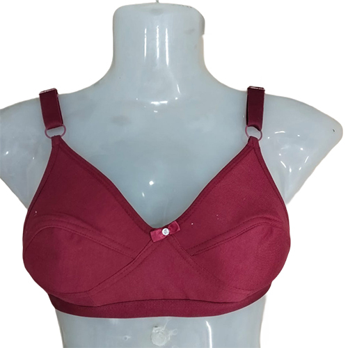 Ladies Red Bra - Fabric Type: Cotton