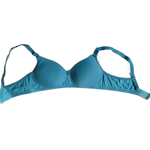 Ladies Cyan Blue Bra