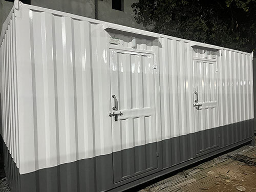 White Gi Portable Cabin - Color: As Per Requirement