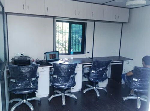 White Gi Portable Cabin - Color: As Per Requirement