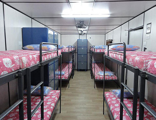 Portable Bunk House - Color: As Per Requirement
