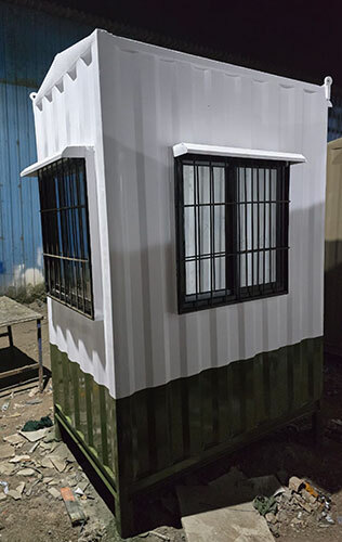 Portable Security Cabin - Color: As Per Requirement