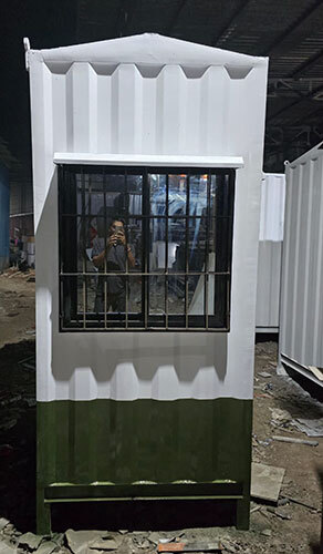 Portable Security Cabin - Color: As Per Requirement