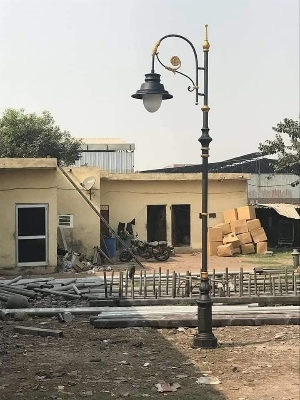 Ornamental decorative poles