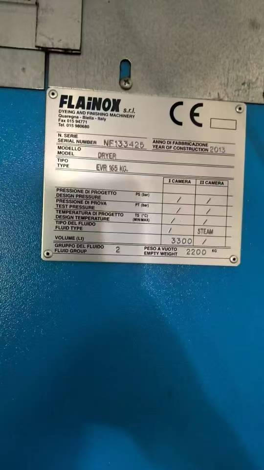 Italy Flainox Dryer Machine