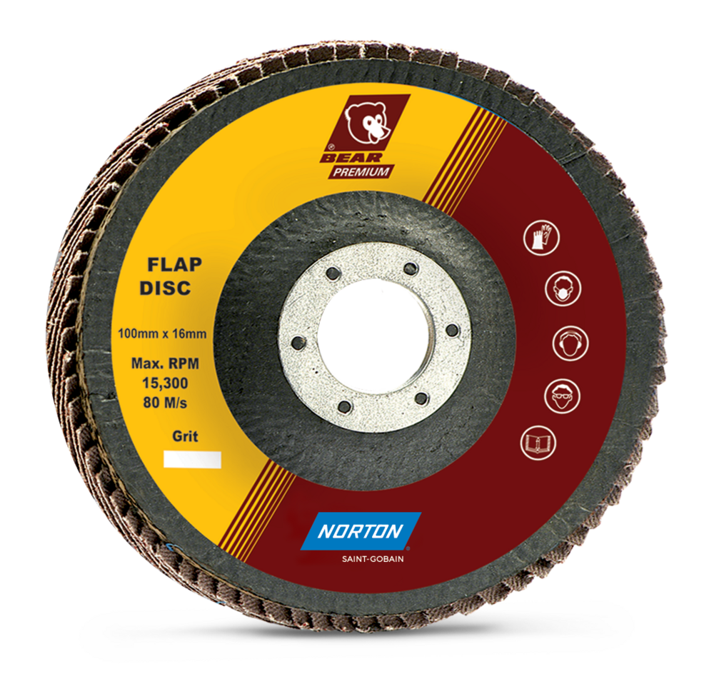 Flexible Flap Disc - Color: Brown