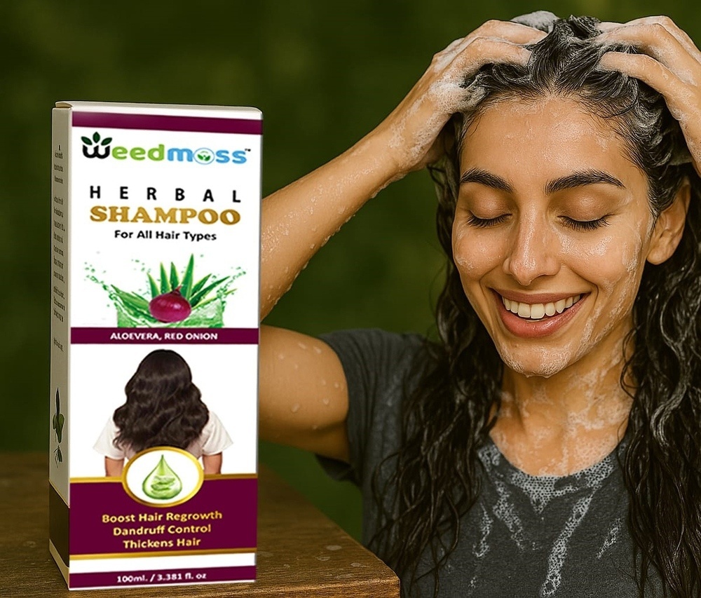 100Ml Weedmoss Herbal Hair Shampoo - Shelf Life: 1 Years