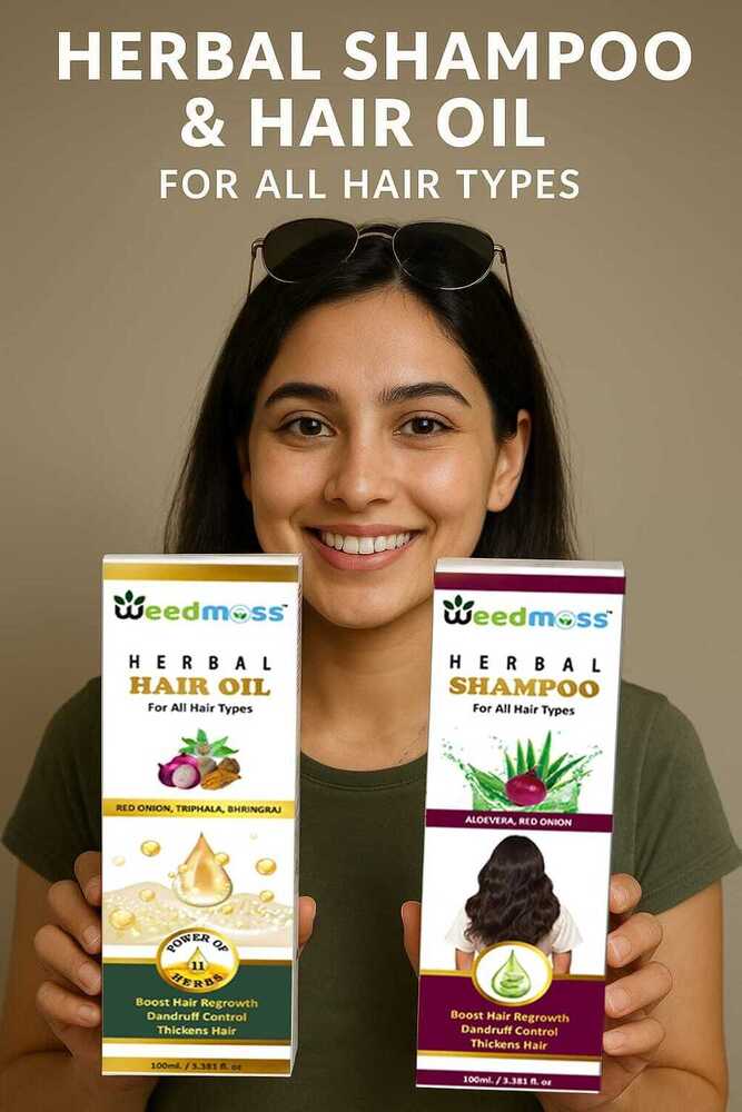 100ml Herbal Hair Oil And Shampoo Kit