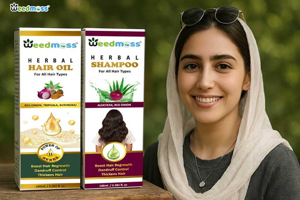 100ml Herbal Hair Oil And Shampoo Kit