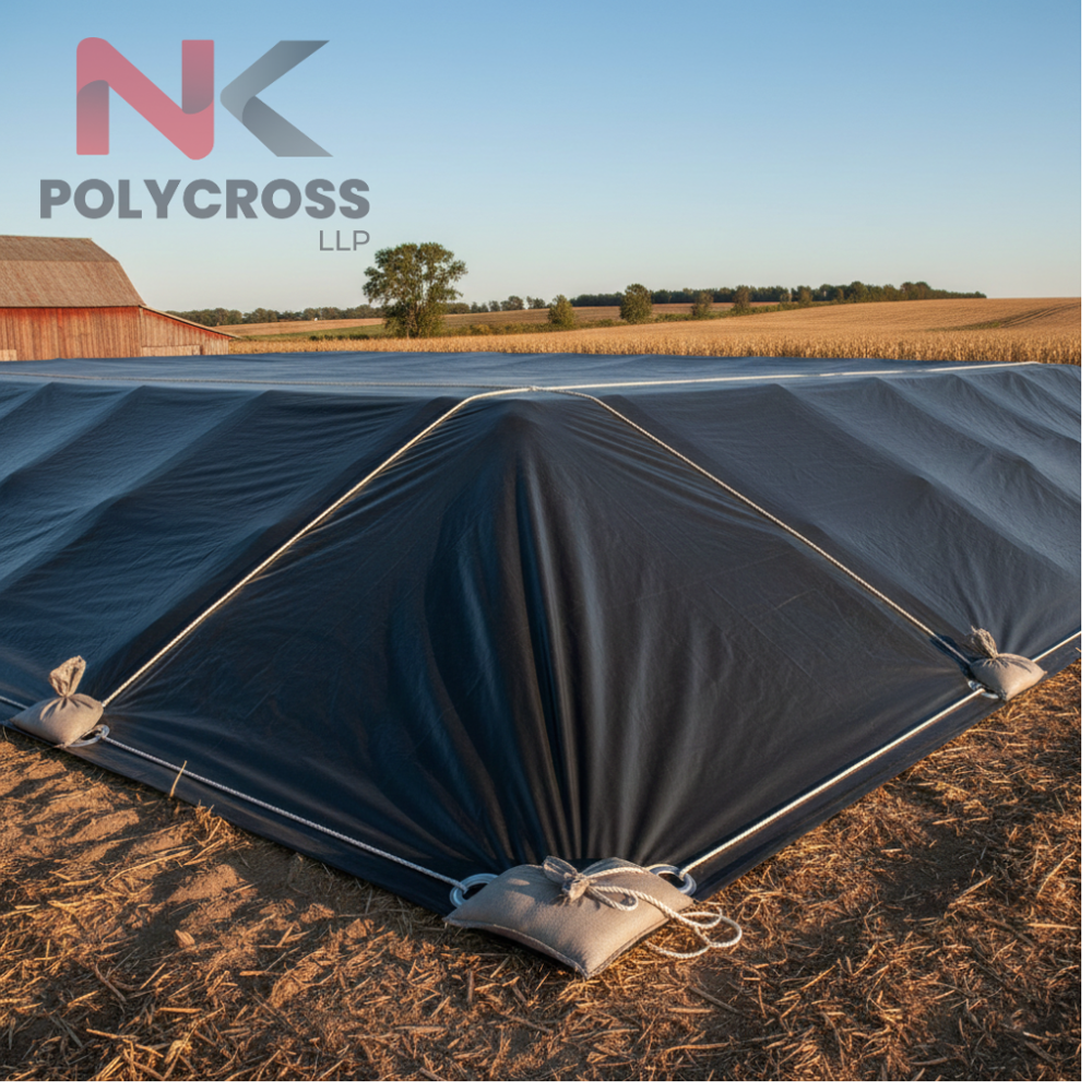 Seed Protection Tarpaulin - Color: Blue/yellow