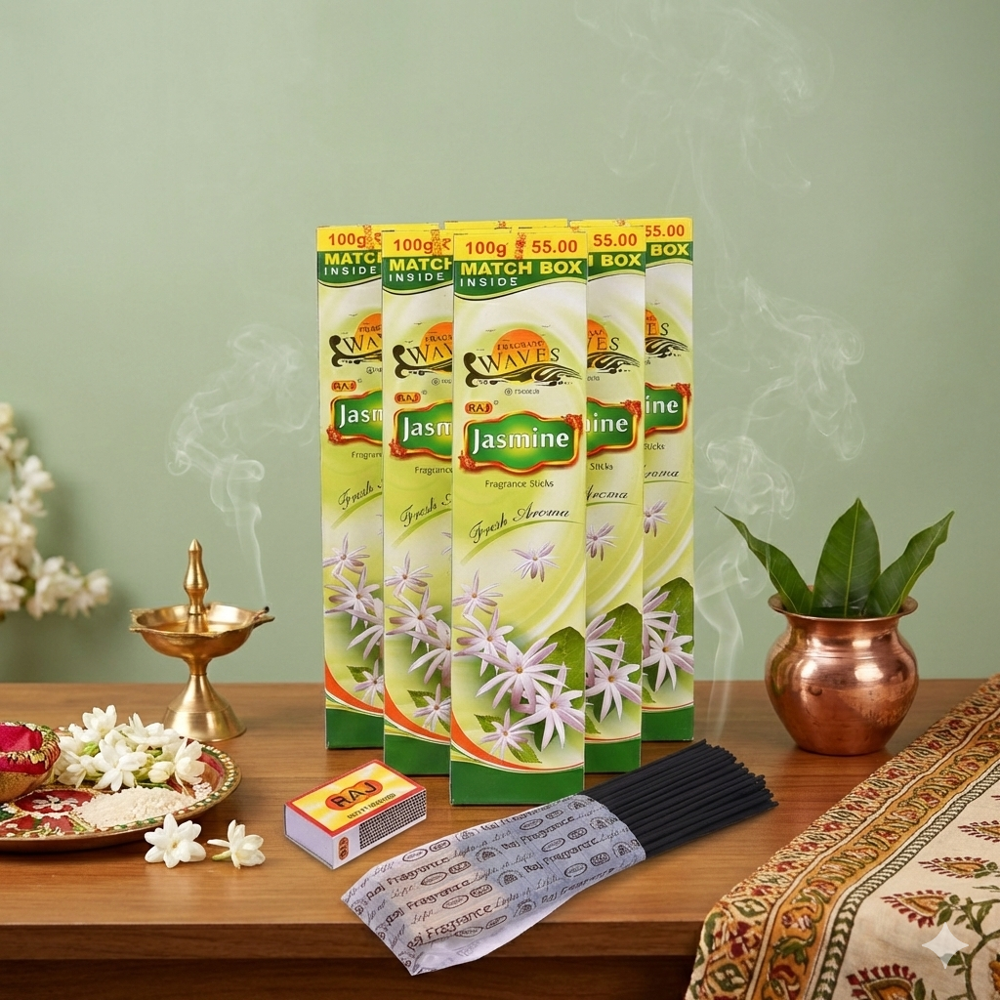 Raj Fragrant WAVES -JASMINE agarabatti