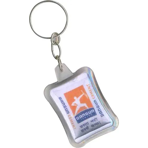 Promotional Plastic Keychains - Color: Various Available