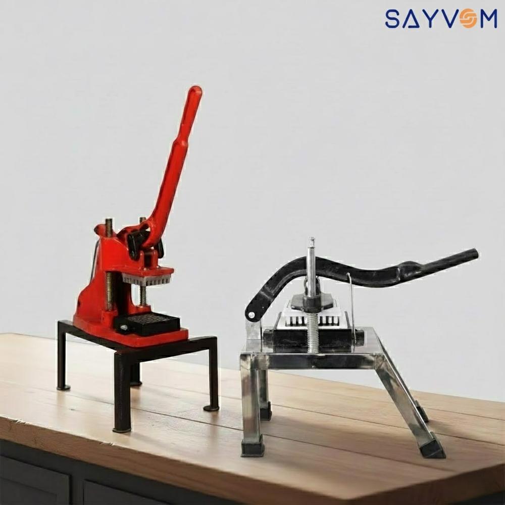 Hand Operated Finger Chips Machine (plastic) - Dimension (l*w*h): 13x7x21 Inch (in)