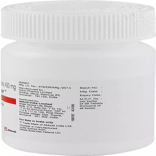 Viroclear 400 mg Tablet