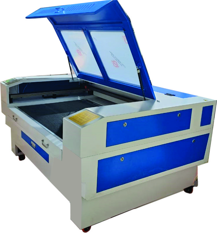 Industrial Laser Cutting Machine - Metal Material, Semi-automatic, 220 Volt, Co2 Laser Technology, Air Cooling, Computerized Precision Control