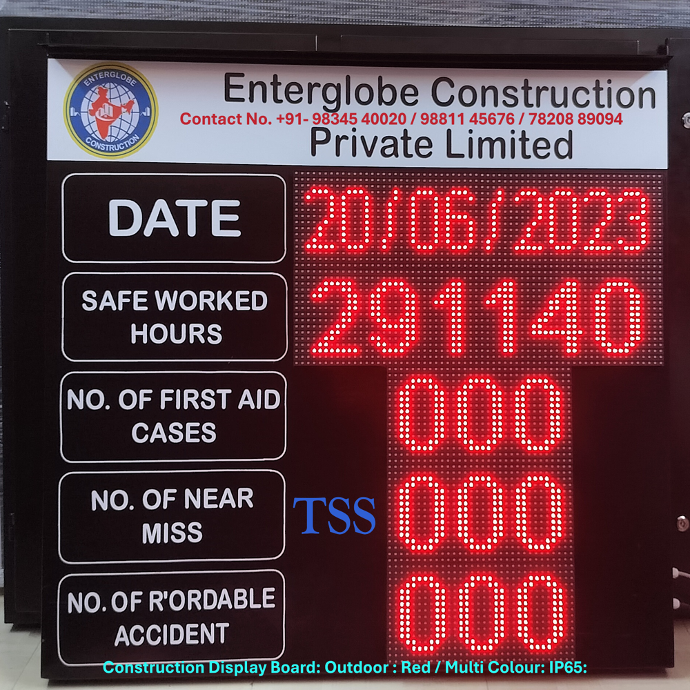 Production Data Led Display Board - Application: Air Quality Monitoring