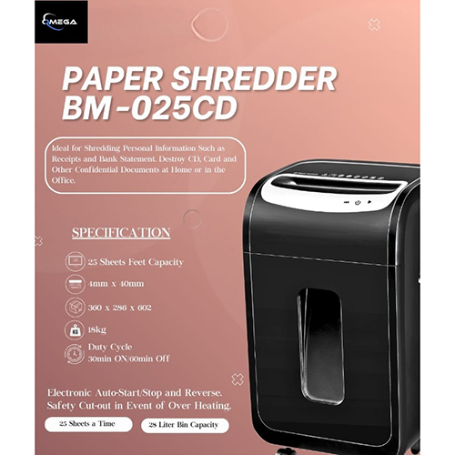 Paper Shredder BM - 025CD