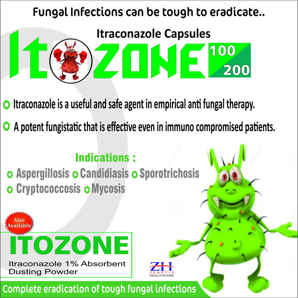 100 mg Itraconazole Capsules