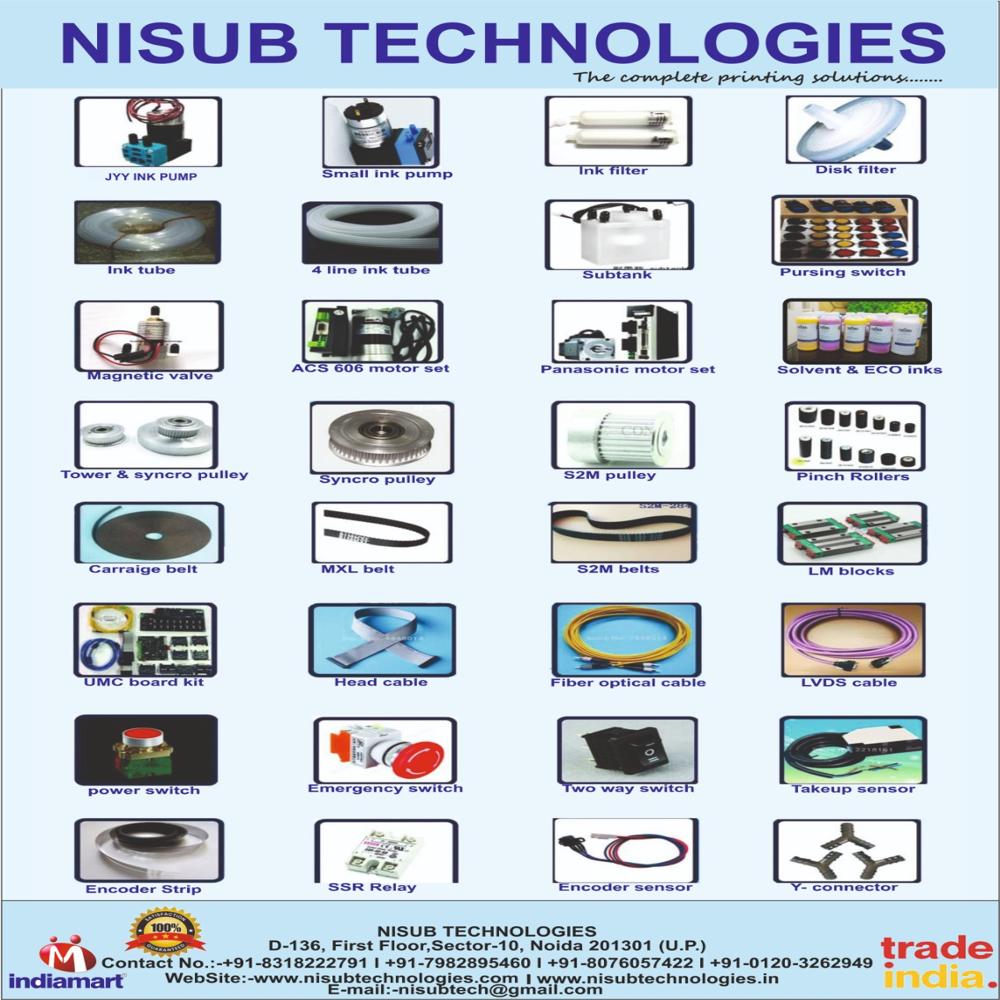 Printer Parts - Capacity: 100 Pcs/hr