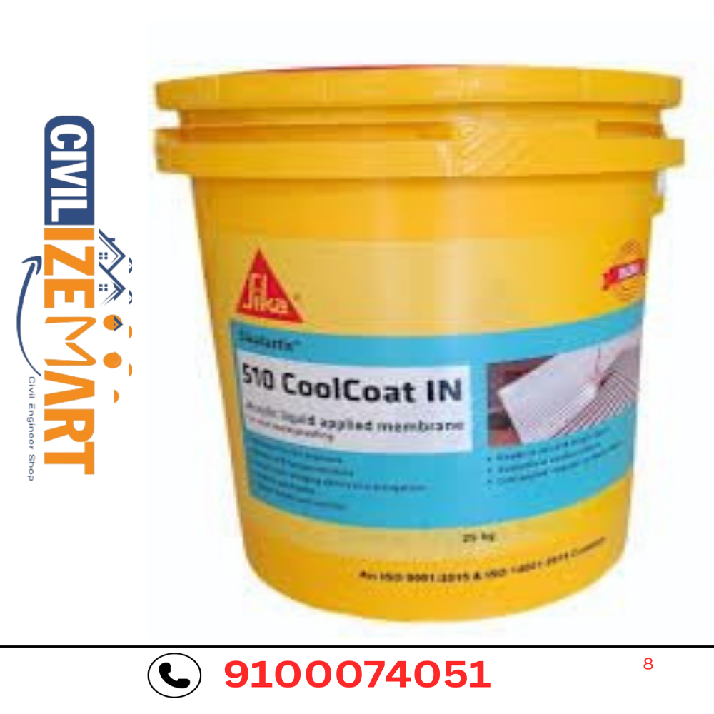 SIKA COOL COAT MICRO FIBRE REINFORCED WATERPROOFING CHEMICAL