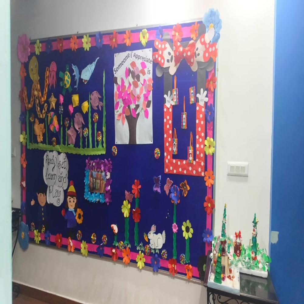 Pin notices board