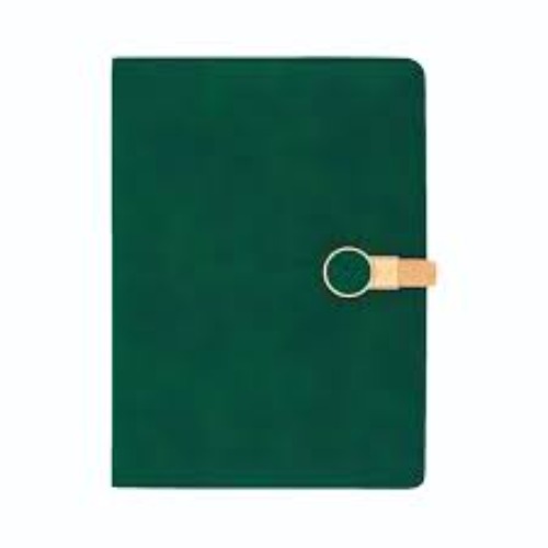 Glue Bound PU Leather Office Diary with Gold Metal Lock (SS-769)