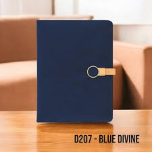 Glue Bound PU Leather Office Diary with Gold Metal Lock (SS-769)
