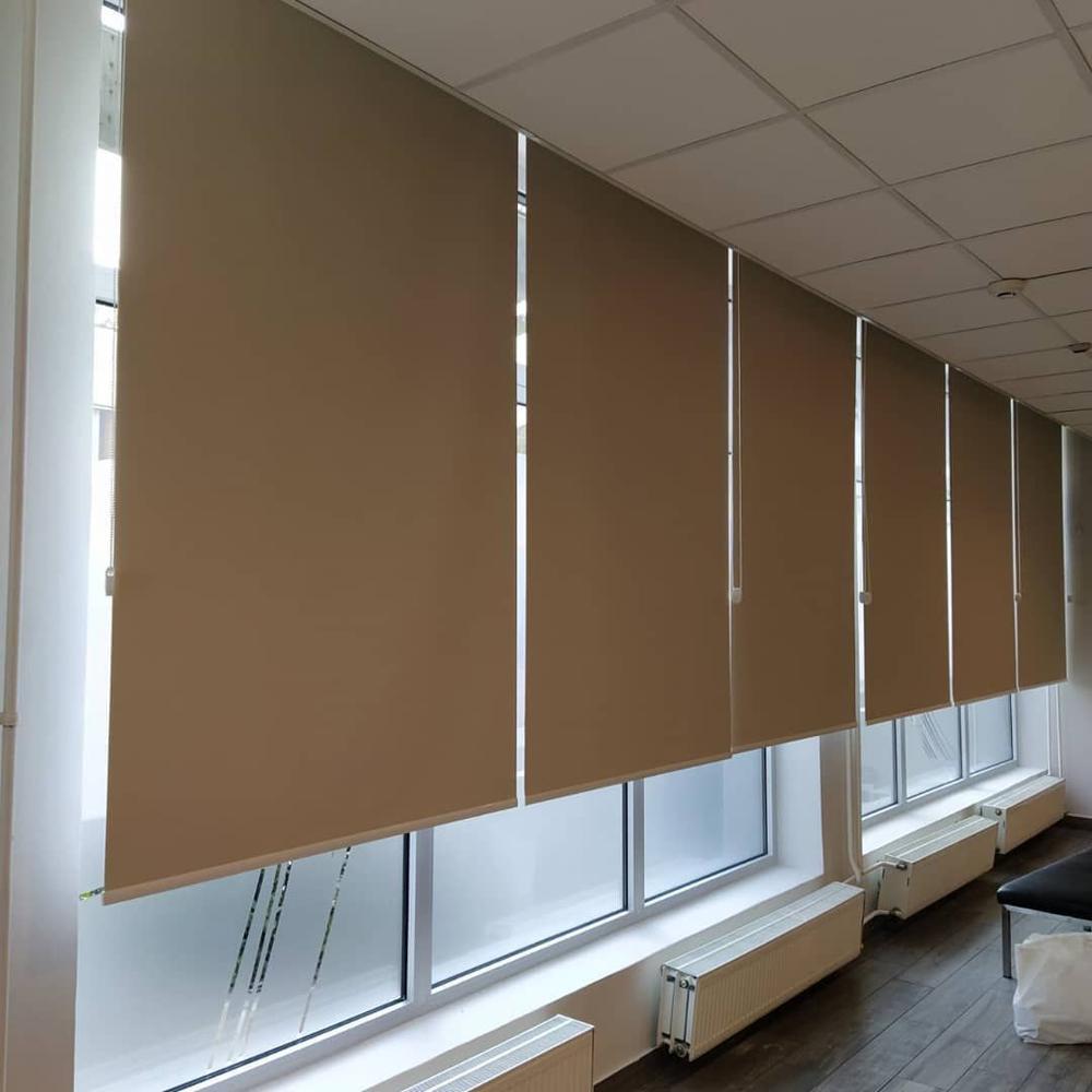 Plain Roller Blinds - Color: Ivory