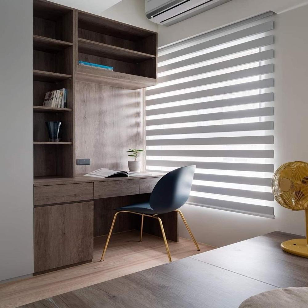 Pvc Horizontal Zebra Blinds