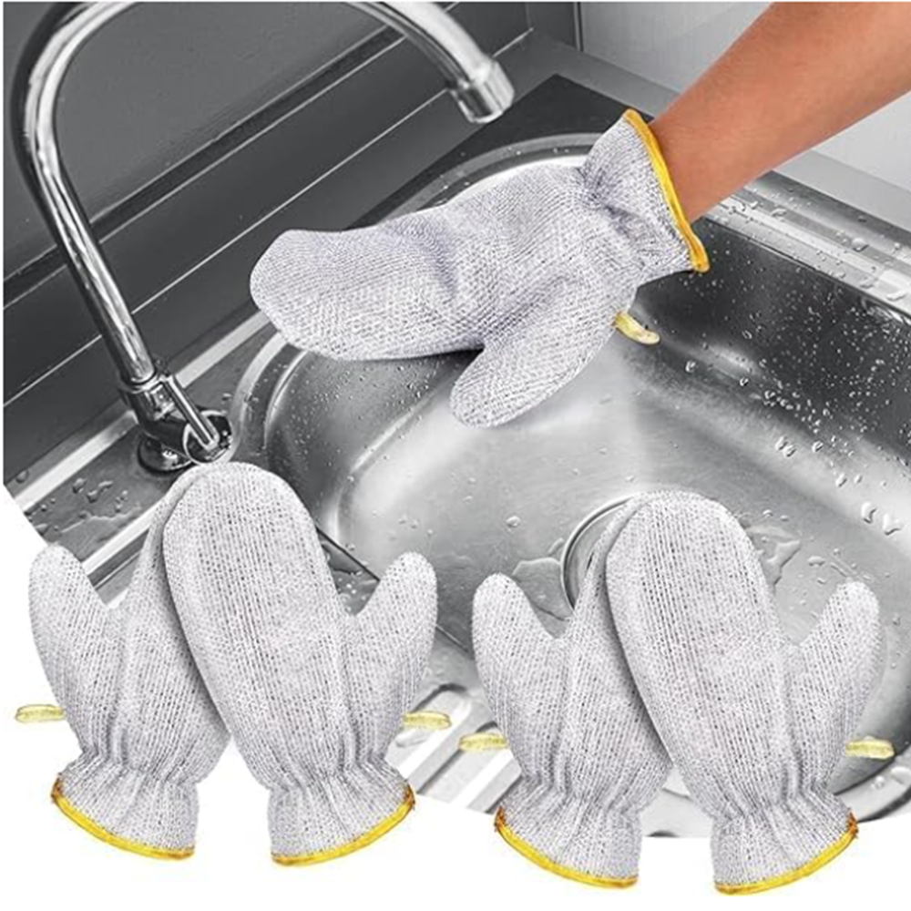 silver dishwasher gloves