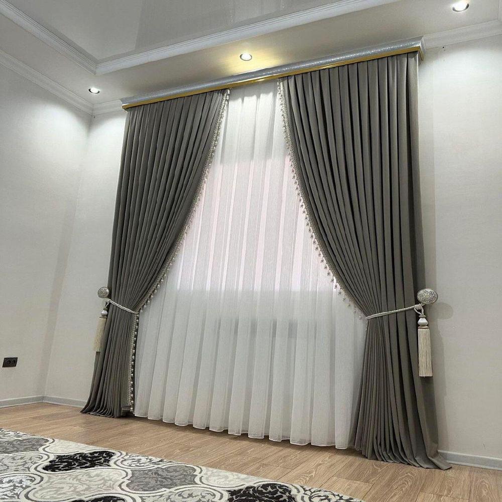 Luxury Curtain - Color: Brown