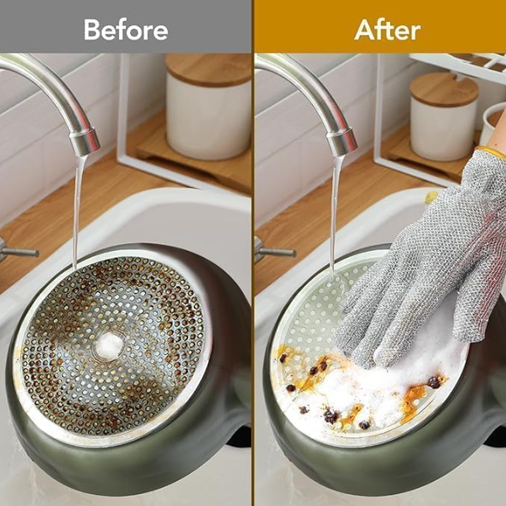 silver dishwasher gloves