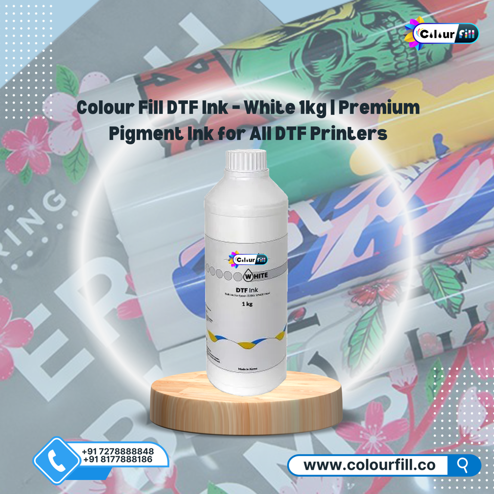DTF Premium White Pigment Ink 1kg