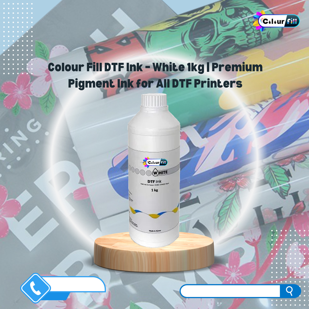 DTF Premium White Pigment Ink 1kg