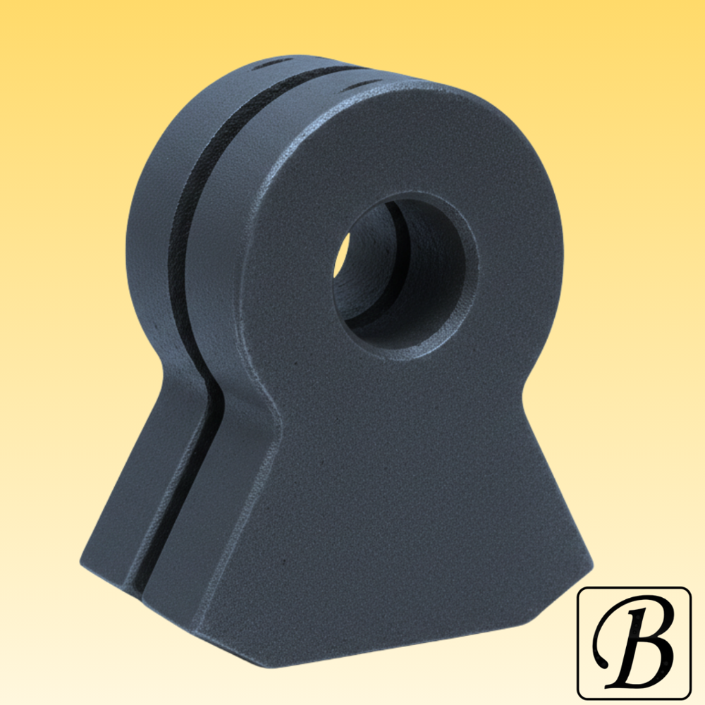 Alloy Crusher Hammer - Manganese Steel, Standard Size, Black Color | Painted And Coated Surface For Enhanced Durability