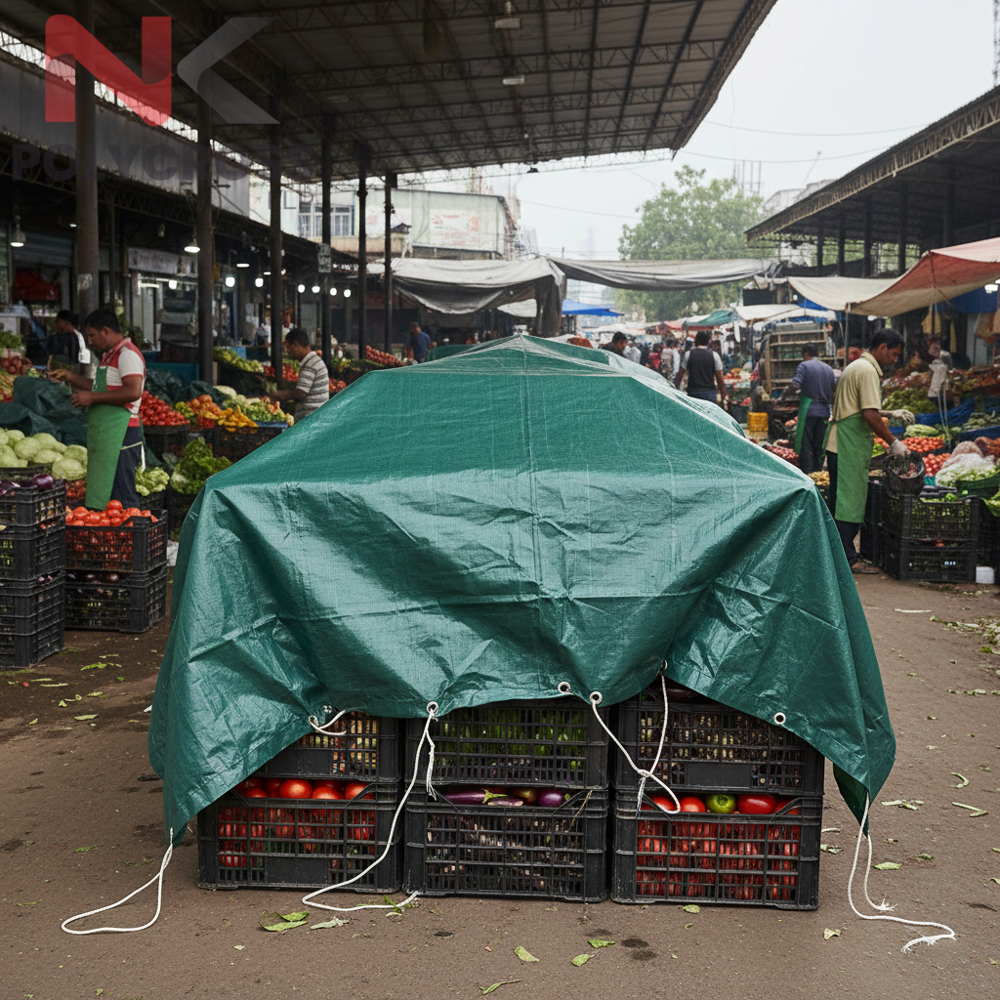 Vegetable Market Tarpaulin