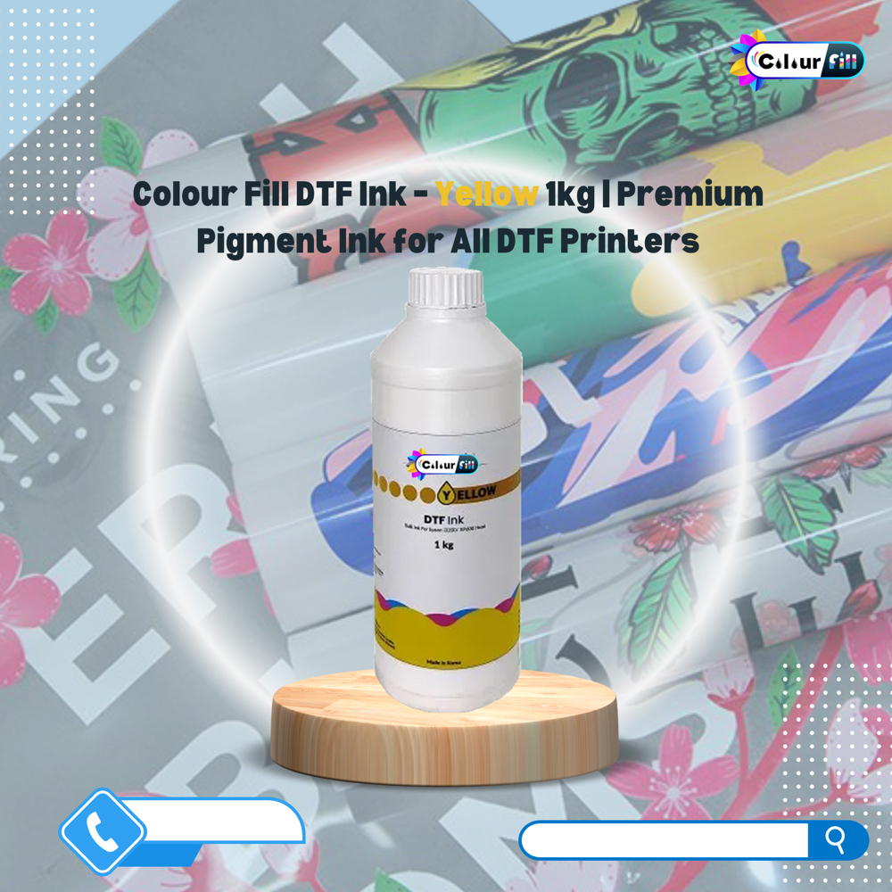 DTF Premium Yellow Pigment Ink 1kg